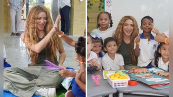 Shakira continúa realizando actos benéficos en su natal Colombia. Foto: Fundación Pies Descalzos