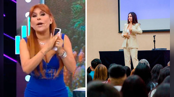 Magaly Medina arremetió contra los tips que brindó Rosángela Espinoza. Foto: composición LR/captura ATV/Rosángela Espinoza Instagram