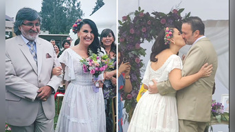 Patricia Portocarrero se casó el 23 de septiembre, en Lima. Foto: composición LR/captura Katia Palma Instagram