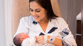 Sofía, la hija de Marina Mora, nació el viernes 22 de septiembre del 2023. Foto:  Marina Mora Instagram