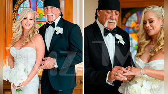 Hulk Hogan y Sky Daily contrajeron matrimonio el viernes 22 de septiembre. Foto: TMZ