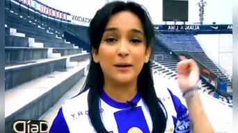 Daniela Darcourt es una hincha confesa de Alianza Lima. Foto: captura ATV