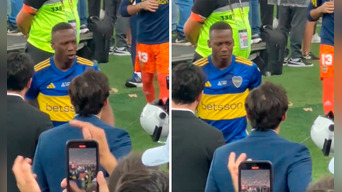 Tras su gol, Luis Advíncula se convirtió en el primer jugador extranjero de Boca Juniors en marcar en una final de Libertadores. Foto: composición LOL / capturas de Instagram / @fanáticosfútbolperu