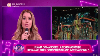 Flavia Laos asegura que la actuación y la música es lo suyo. Foto: captura de América TV