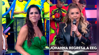 Johanna San Miguel regresó a 'Esto es guerra' después de tres días de ausencia. Foto: captura América TV
