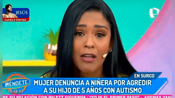 Rocío Miranda asegura que su hijo sufrió cambios drásticos tras ser maltratado. Foto: captura Panamericana TV
