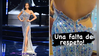 Missólogos peruanos consideraron una falta de respeto lo ocurrido con el vestido de Camila Escribens. Foto: composición LR/captura La gata missóloga