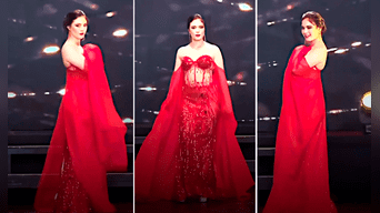 Kyara Villanella generó comentarios divididos con su vestido rojo en la preliminar del Miss Teen Universe. Fotos: Instagram