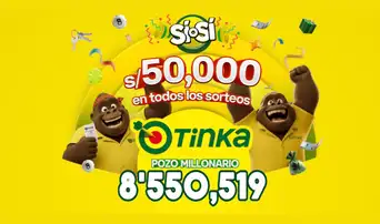 Resultados de La Tinka del miércoles 21 de octubre: números ganadores, premios del Pozo Millonario, boliyapa, S/50.000 y más