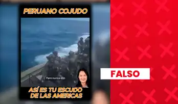 Es falso que este video corresponda a una acción del “Escudo de las Américas”: imágenes son de 2019