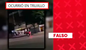 Es falso que este video de un accidente de motociclistas corresponda a Trujillo: las imágenes son de Monterrey, México