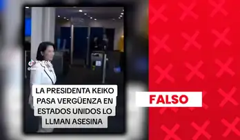 Es falso que Keiko Fujimori haya sido rechazada al llegar a sede de la ONU: video tiene audio manipulado