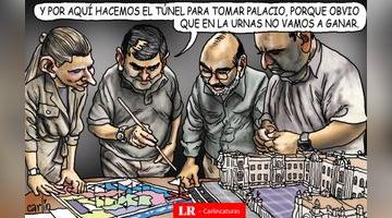 Carlincatura satiriza al presidente en Año Nuevo