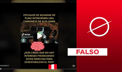 No, este video no muestra una intervención actual de Aduanas en Puno