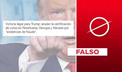 No, ni Joe Biden ha “dejado de ser presidente electo”, ni anularon certificación de votos en Pensilvania