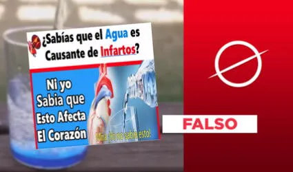 Es falso que beber agua antes de dormir y ducharse previene el infarto cardíaco