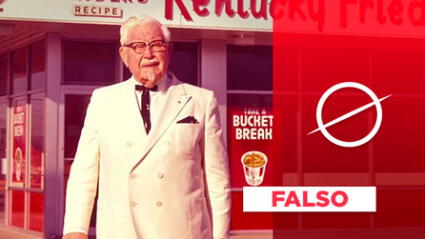 La historia sobre los ‘fracasos del fundador de KFC’ es falsa