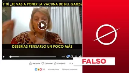 Video sobre “la vacuna de Bill Gates” contiene información falsa