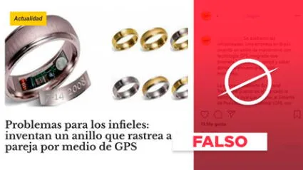 Es falso que inventaron un anillo GPS que da ubicación en tiempo real