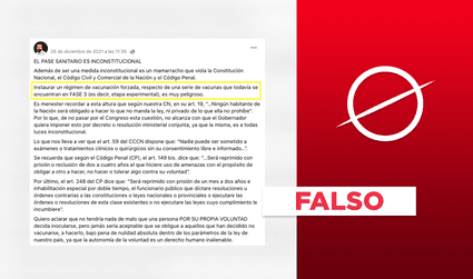 No, las vacunas en etapa 3 contra la COVID-19 no son consideradas “peligrosas”, sino seguras