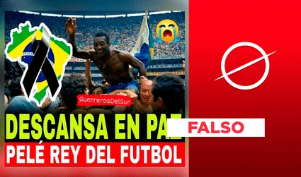 No, el ‘Rey del Fútbol’, Pelé, no ha fallecido