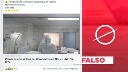 México: Es falso que un hombre murió por el coronavirus