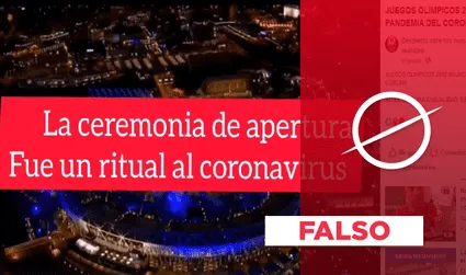 Es falso que la ceremonia de apertura de los Juegos Olímpicos 2012 esté “vinculada” al coronavirus 