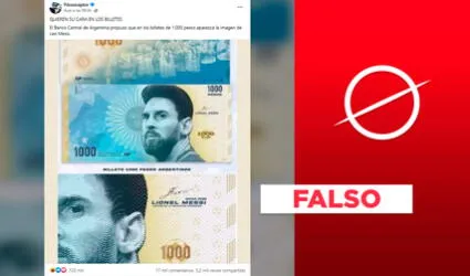 No, el Banco Central de Argentina no ha propuesto un billete con el rostro de Messi