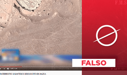 Es falso que se encontraron “geoglifos extraterrestres” en las Líneas de Nasca