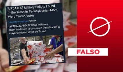 No, la foto de las boletas no demuestran “fraude electoral” en EE. UU.