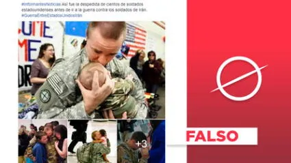 Es falso que fotos de soldados estadounidenses sean previas a una “guerra contra Irán”