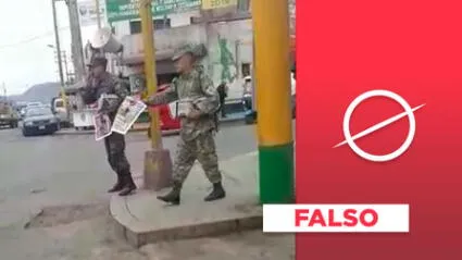 Es falso que el Ejército del Perú “bloqueará fronteras a venezolanos” [VIDEO]