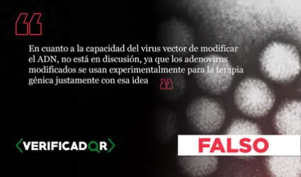 No, las potenciales vacunas contra la COVID-19 no alteran nuestro ADN