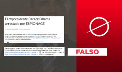 Es falso el post que anuncia el arresto por espionaje de Barack Obama