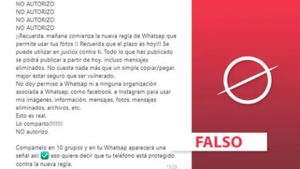 WhatsApp: es falso que las nuevas políticas autoricen a la empresa a usar tus fotos