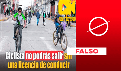 Es falso que se necesita una licencia para manejar bicicleta