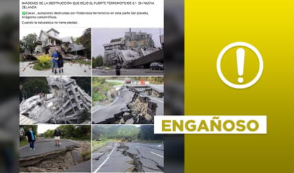 No, estas fotos no corresponden a los recientes terremotos en Nueva Zelanda