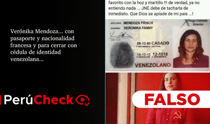 Es falso que Verónika Mendoza tenga cédula venezolana