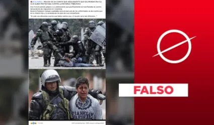 No, estas fotos no corresponden a las protestas contra la reforma tributaria en Colombia