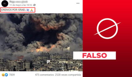 Es falso que foto expone un atentado contra Israel en conflicto de 2021