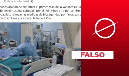 Es falsa publicación que confirma primer caso de la variante Delta en el hospital Sabogal