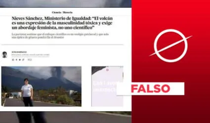 No, El País no tituló que científica dijo en entrevista que “el volcán es una expresión de la masculinidad tóxica” 