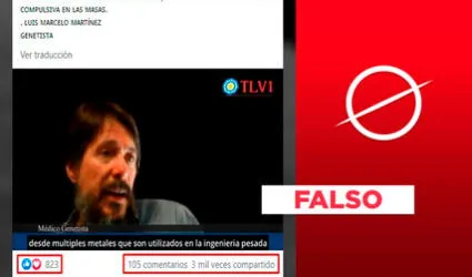 Es falso que las vacunas emitan señales electromagnéticas, contengan metales o dispositivos rastreadores