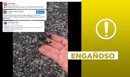 No hay evidencia de que petróleo derramado en Ventanilla llegó a playas de Barranco y Chorrillos