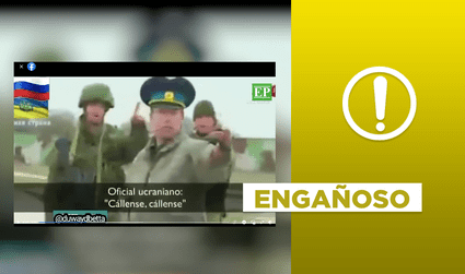 Video sobre encuentro entre soldados rusos y ucranianos no es actual