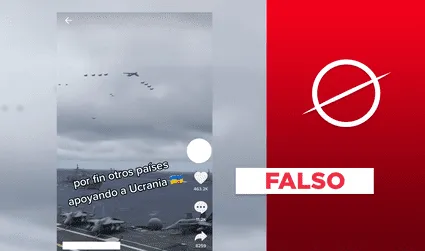 No, video viral no muestra el apoyo militar de “otros países” a Ucrania