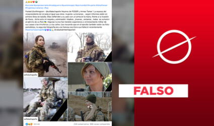 No, estas fotos no son de la “esposa del vicepresidente de Ucrania” y otras mujeres en 2022