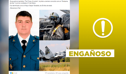 No, este piloto que murió en combate no es el llamado “fantasma de Kiev”