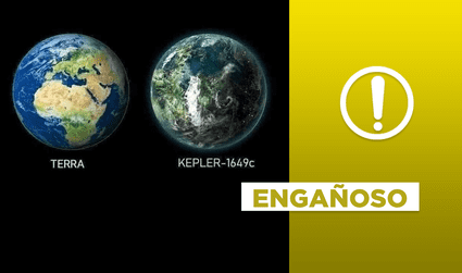 Esta imagen de “la segunda Tierra” (Kepler-1649c) es engañosa