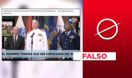 No, Estados Unidos no ha confirmado una “intervención militar” contra el régimen de Nicolás Maduro